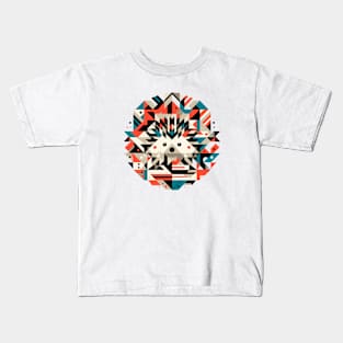 Abstract Animal Hedgehog 4 Kids T-Shirt